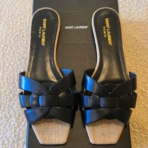 Saint Laurent Tribute Sandals